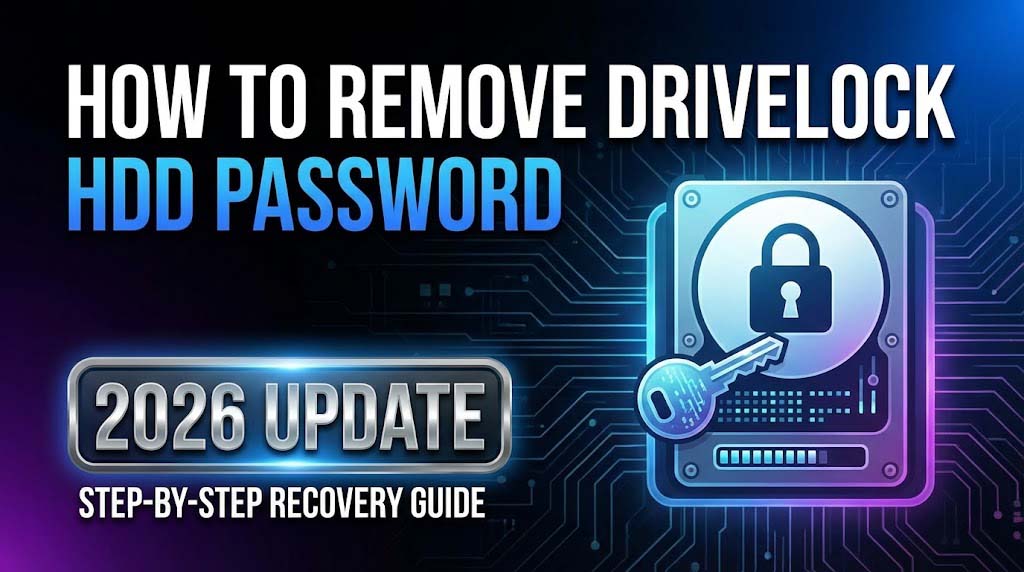 Complete Guide How to Remove DriveLock HDD Password – 2026 Step-by-Step Recovery