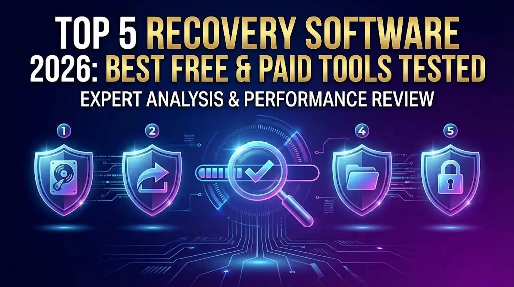 Top 5 Recovery Software 2026: Best Free & Paid Tools Tested